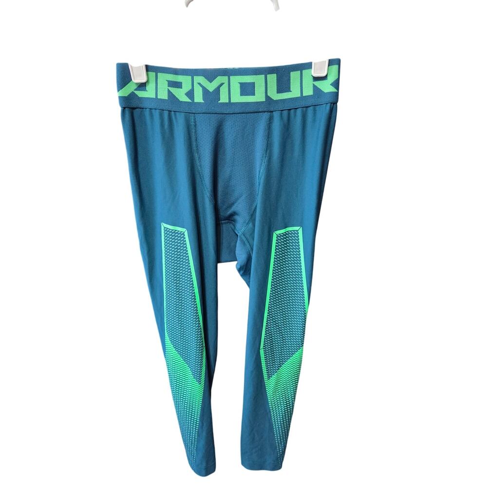 Teal Compression Pants - Under Armour - S